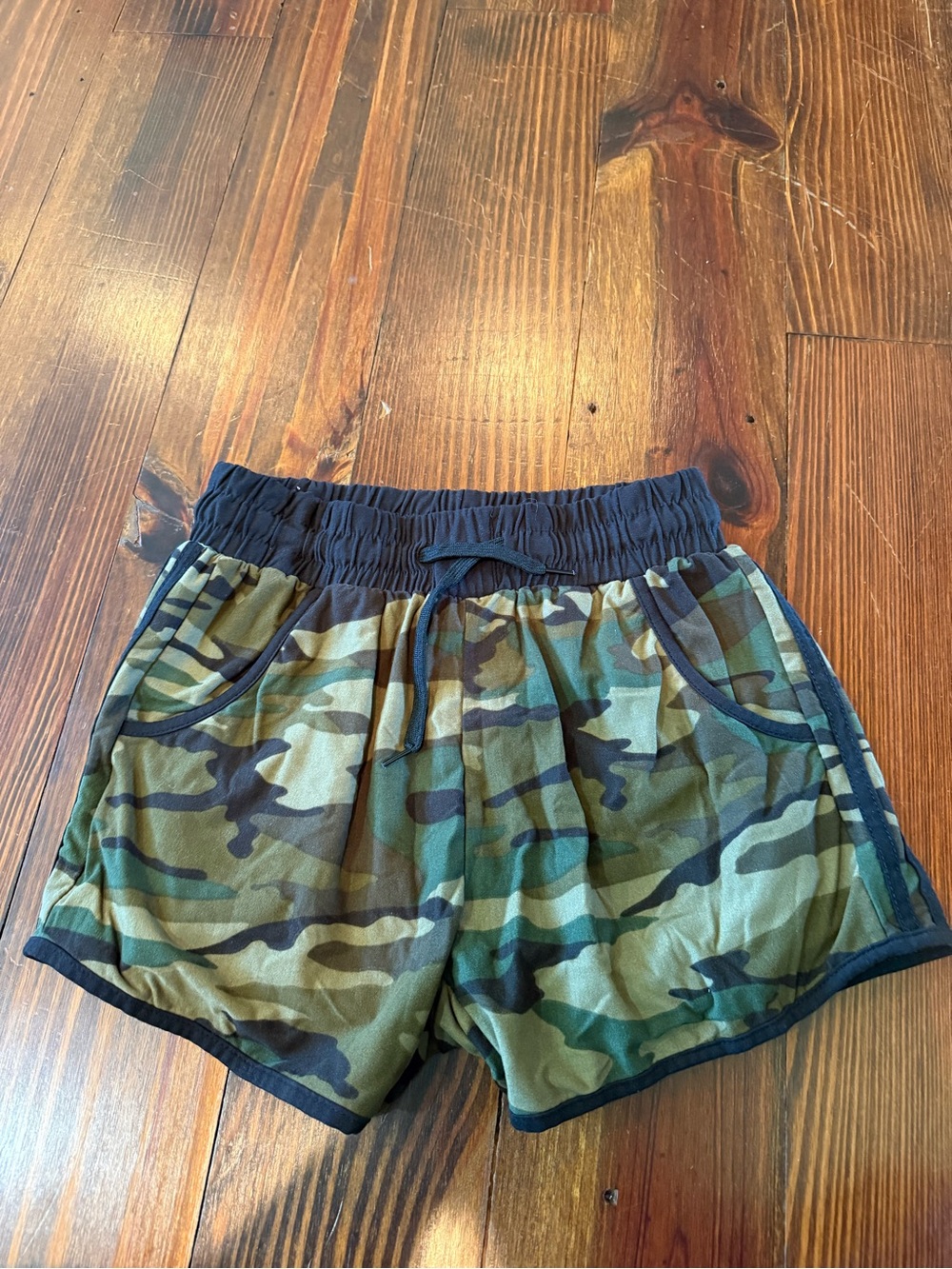 Always Women's Green Camo Athletic Shorts